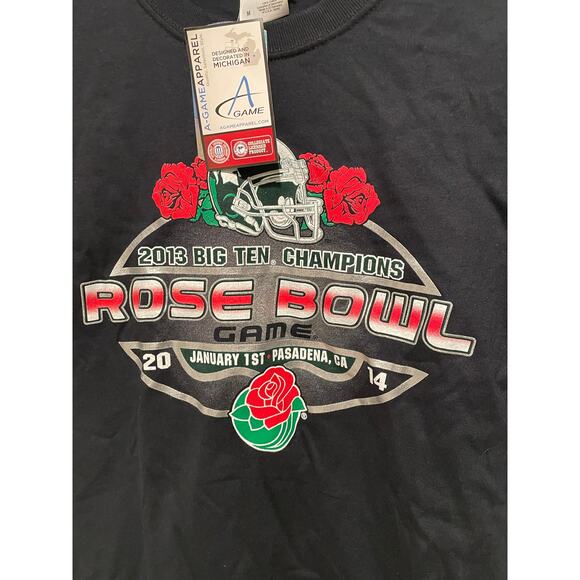 2013-2014 MSU big ten champions rose bowl game Pasadena size medium - Picture 3 of 5